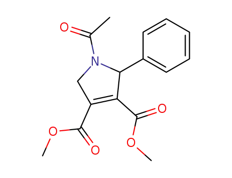 Molecular Structure of 79962-69-9 (1H-Pyrrole-3,4-dicarboxylic acid, 1-acetyl-2,5-dihydro-2-phenyl-,
dimethyl ester)