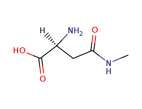 Molecular Structure of 7175-34-0 ((R)-2-AMINO-N-METHYL-SUCCINAMIC ACID)