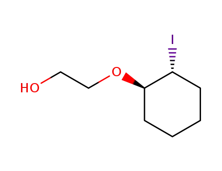 Molecular Structure of 134986-42-8 (1-iodo-(2-hydroxyethoxy)cyclohexane)