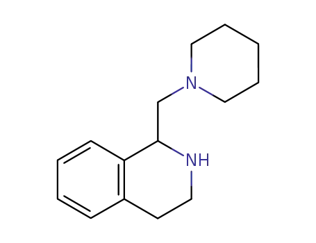 Molecular Structure of 130209-07-3 (Isoquinoline, 1,2,3,4-tetrahydro-1-(1-piperidinylmethyl)-)