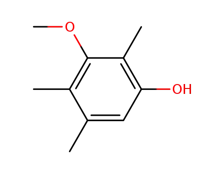 Molecular Structure of 34883-04-0 (3-Methoxy-2,4,5-trimethylphenol)
