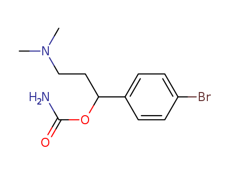 88384-34-3,Benzyl alcohol, p-bromo-alpha-(2-(dimethylamino)ethyl)-, carbamate (ester),