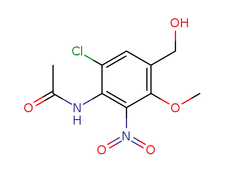 N-(6-Chloro-4-hydroxymethyl-3-methoxy-2-nitro-phenyl)-acetamide