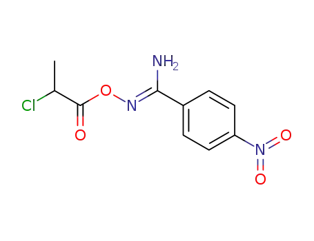Benzenecarboximidamide, N-(2-chloro-1-oxopropoxy)-4-nitro-