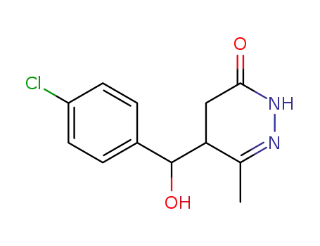 3(2H)-Pyridazinone,5-[(4-chlorophenyl)hydroxymethyl]-4,5-dihydro-6-methyl-