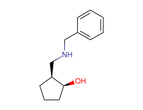 Cyclopentanol,2-[[(phenylmethyl)amino]methyl]-, cis- (9CI)