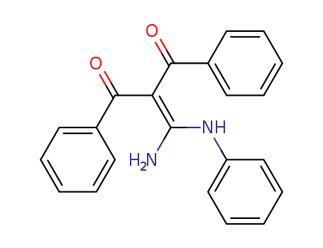 Molecular Structure of 114688-21-0 (1,3-Propanedione, 2-[amino(phenylamino)methylene]-1,3-diphenyl-)