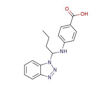4-(1-Benzotriazol-1-yl-butylamino)-benzoic acid