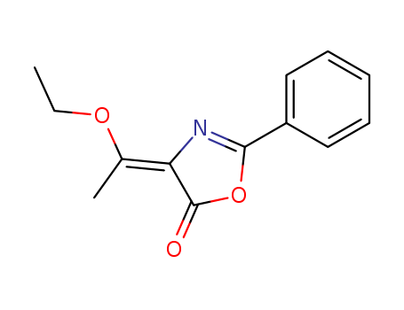 5(4H)-Oxazolone, 4-(1-ethoxyethylidene)-2-phenyl-, (Z)-