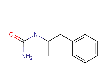 Molecular Structure of 52789-32-9 (Urea, N-methyl-N-(1-methyl-2-phenylethyl)-)