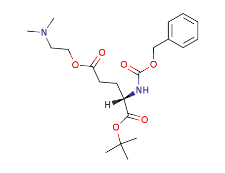 Molecular Structure of 101463-49-4 (α-tert-butyl γ-(N,N-dimethylamino)ethyl Z-glutamate)