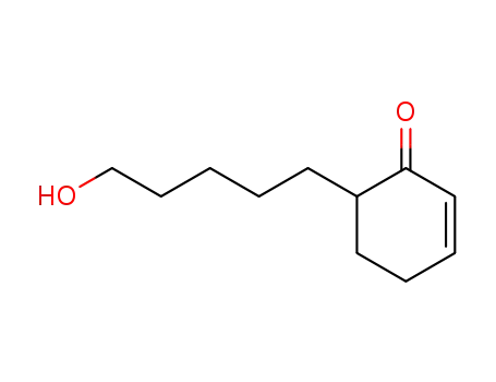 Molecular Structure of 90122-56-8 (2-Cyclohexen-1-one, 6-(5-hydroxypentyl)-)