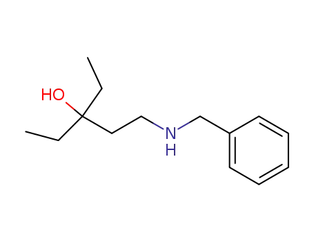 3-Pentanol, 3-ethyl-1-[(phenylmethyl)amino]-