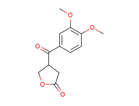 Molecular Structure of 62096-81-5 (4-(3,4-dimethoxybenzoyl)oxolan-2-one)