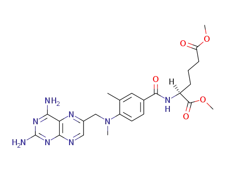 (S)-2-{4-[(2,4-Diamino-pteridin-6-ylmethyl)-methyl-amino]-3-methyl-benzoylamino}-hexanedioic acid dimethyl ester