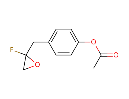 4-(2,3-epoxy-2-fluoropropyl)phenyl acetate