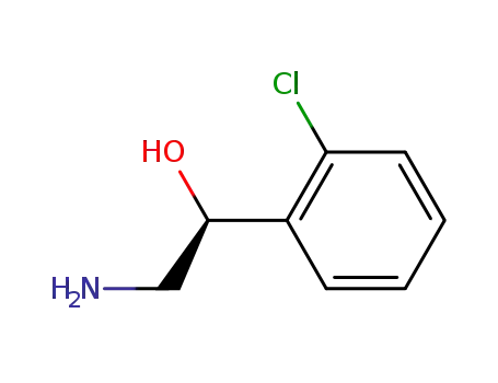 Molecular Structure of 128704-85-8 ((+)-a-Aminomethyl-o-chlorobenzyl alcohol)