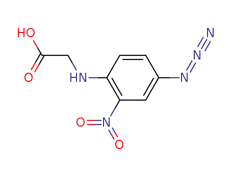 Molecular Structure of 38873-75-5 (Glycine, N-(4-azido-2-nitrophenyl)-)