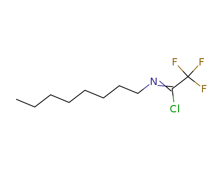 Molecular Structure of 172510-99-5 (Ethanimidoyl chloride, 2,2,2-trifluoro-N-octyl-)