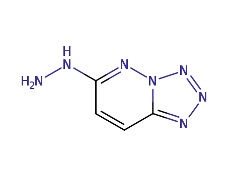 Molecular Structure of 52476-90-1 (Tetrazolo[1,5-b]pyridazin-6(5H)-one, hydrazone)