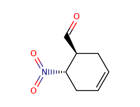 3-Cyclohexene-1-carboxaldehyde,6-nitro-, (1R-trans)- (9CI)