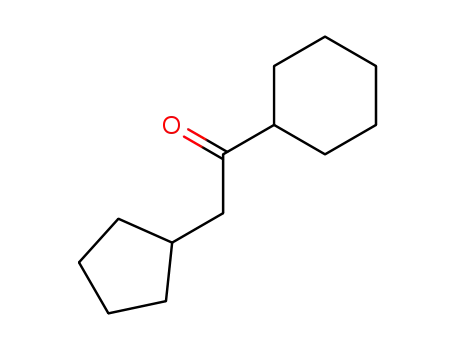 Molecular Structure of 797752-69-3 (Ethanone, 1-cyclohexyl-2-cyclopentyl- (9CI))