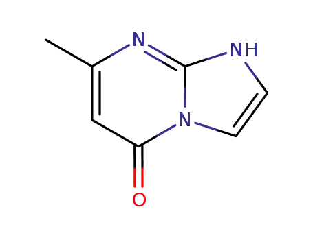 Molecular Structure of 39567-76-5 (Imidazo[1,2-a]pyrimidin-5(1H)-one, 7-methyl-)