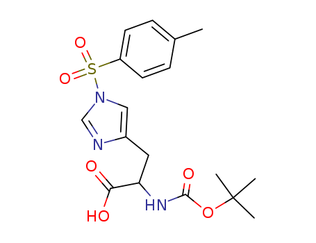 (R)-2-((tert-Butoxycarbonyl)amino)-3-(1-tosyl-1H-imidazol-4-yl)propanoic acid