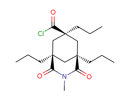 3-Azabicyclo[3.3.1]nonane-7-carbonyl chloride, 3-methyl-2,4-dioxo-1,5,7-tripropyl-, endo-