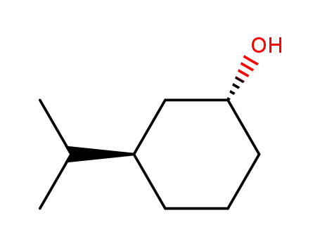 Molecular Structure of 10488-12-7 (Cyclohexanol, 3-(1-methylethyl)-, cis-)