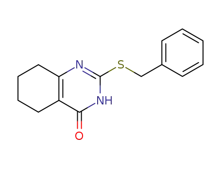 Molecular Structure of 54069-86-2 (4(1H)-Quinazolinone, 5,6,7,8-tetrahydro-2-[(phenylmethyl)thio]-)