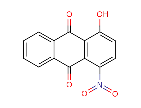 Molecular Structure of 81-65-2 (1-HYDROXY-4-NITROANTHRAQUINONE)