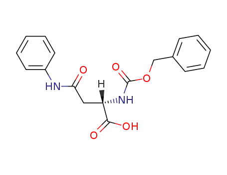 Molecular Structure of 30750-71-1 (N-Benzyloxycarbonyl-L-asparaginsaeure-β-anilid)