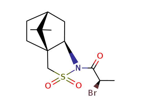 Molecular Structure of 167934-71-6 ((2R)-N-(2-bromopropionyl)bornane-10,2-sultam)