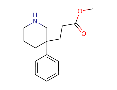 methyl 3-(3-phenylpiperidin-3-yl)propanoate