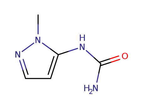 Molecular Structure of 116856-17-8 (Urea, (1-methyl-1H-pyrazol-5-yl)-)