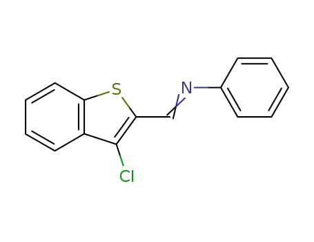 3-chloro-2-<N-(phenyl)formimidoyl>benzo<b>thiophene