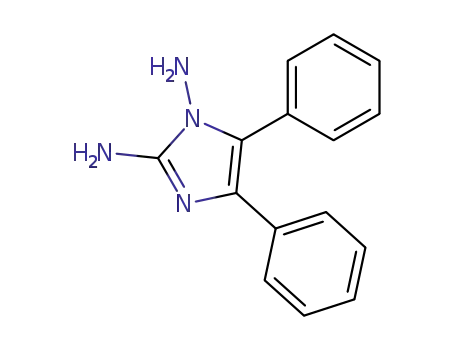 Molecular Structure of 19933-51-8 (4,5-DIPHENYL-IMIDAZOLE-1,2-DIAMINE)