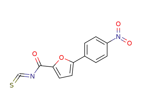 Molecular Structure of 140160-21-0 (5-(4-Nitro-phenyl)-furan-2-carbonyl isothiocyanate)