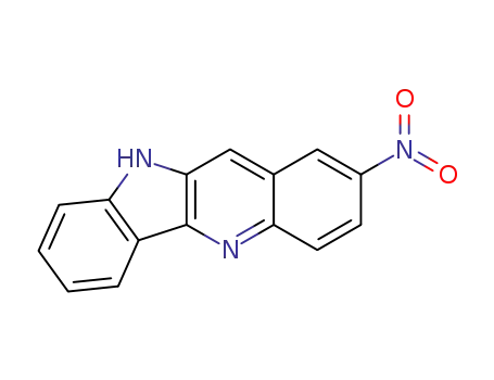 Molecular Structure of 182123-57-5 (2-nitro-10H-indolo[3,2-b]quinoline)