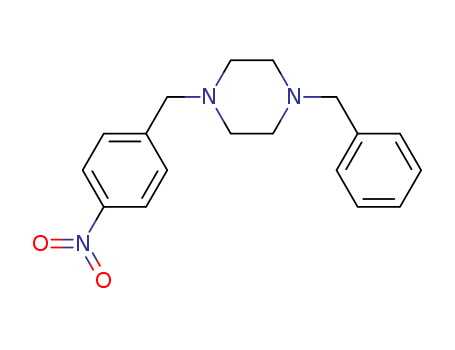 1-benzyl-4-[(4-nitrophenyl)methyl]piperazine