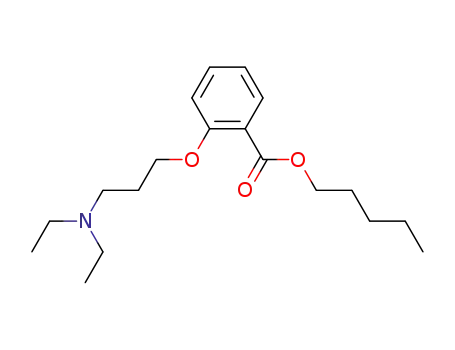 Molecular Structure of 79660-09-6 (n-amyl O-(3-diethylaminopropyl)salicylate)