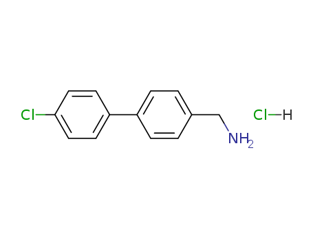 [4-(4-chlorophenyl)phenyl]methanamine,hydrochloride