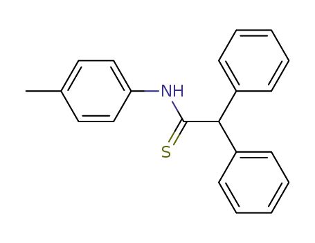 Benzeneethanethioamide, N-(4-methylphenyl)-a-phenyl-