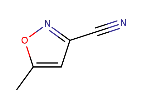Molecular Structure of 57351-99-2 (5-Methyl-3-isoxazolecarbonitrile)