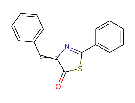 5(4H)-Thiazolone,2-phenyl-4-(phenylmethylene)- cas  16446-30-3