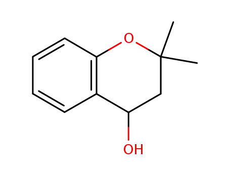 Molecular Structure of 71649-83-7 (2,2-Dimethylchroman-4-ol)