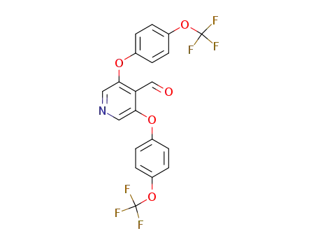 3,5-bis-(4-trifluoromethoxy-phenoxy)-pyridine-4-carbaldehyde