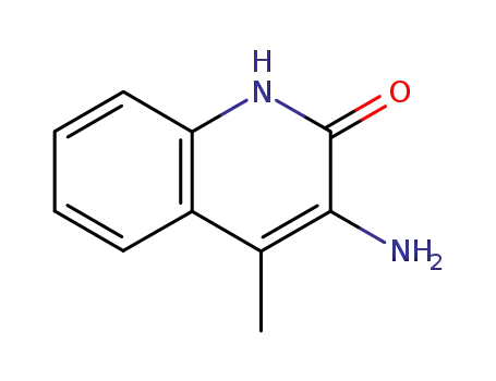 Molecular Structure of 80356-38-3 (2(1H)-Quinolinone, 3-amino-4-methyl-)