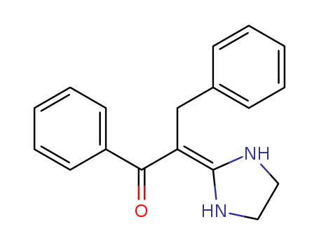 Molecular Structure of 115859-60-4 (1-Propanone, 2-(2-imidazolidinylidene)-1,3-diphenyl-)